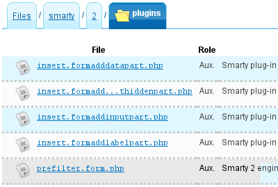 Tab Based User Interface to Browse Package Directories